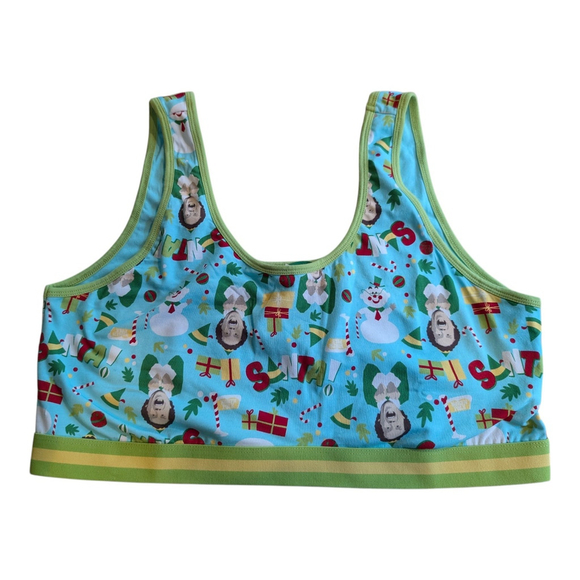 NEW Torrid Elf Santa Scoop Neck Bralette Size 3X Holiday Fun - Picture 3 of 9